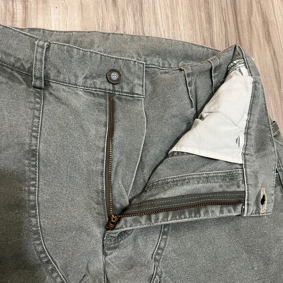 Vintage Patagonia Faded Double Knee Straight Leg Pants Size 28 - Picture 9 of 14